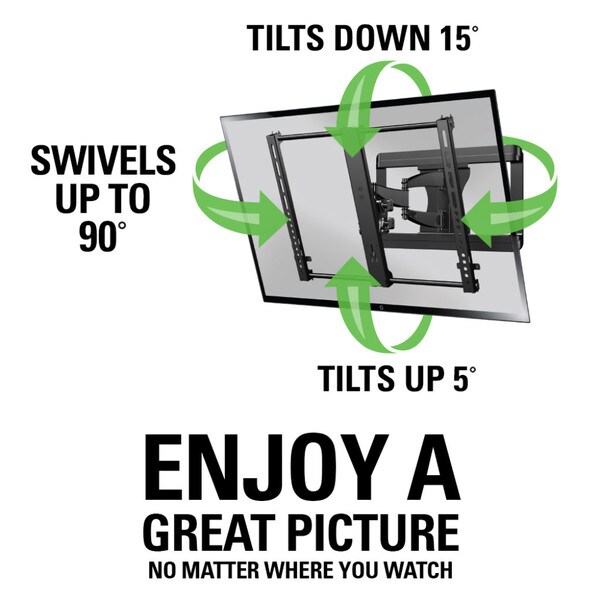 Main product image for Sanus VMF620-B1 Full Motion TV Wall Mount 40"-50"185-3635